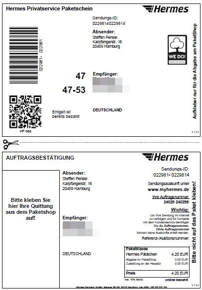 paketaufkleber hermes kaufen|Hermes paketschein verstorben.